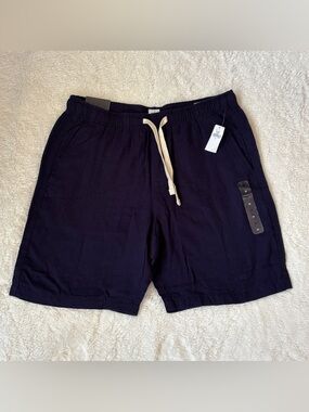 Men's Casual Drawstring Shorts - Navy Gap. NWT